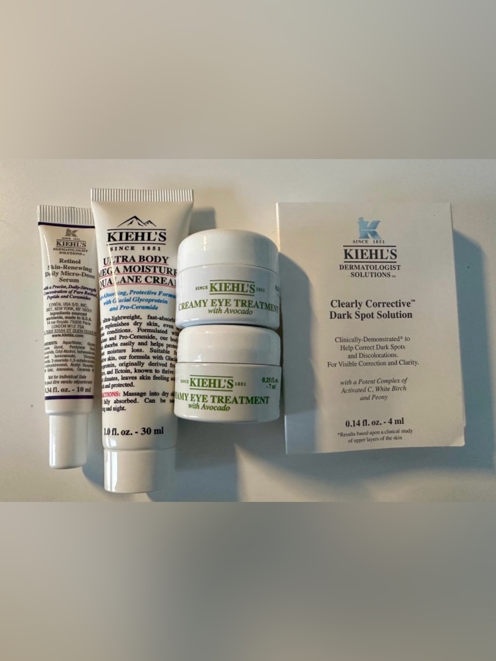 Kiehl's Creamy Eye Treatment with Avocado Travel Set